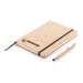 Cuaderno de corcho con bolígrafo de bambú regalo de empresa