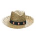 Sombrero de paja con cinta para la cabeza, sombrero de paja publicidad