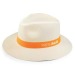Chapeau en papier écru BORSALINO (Sur-mesure), chapeau de paille publicitaire