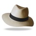 Chapeau en papier écru BORSALINO (Sur-mesure) cadeau d’entreprise
