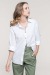 Camisa de lino y algodón de manga larga para mujer - Kariban regalo de empresa