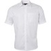 Chemise Micro Twill Homme Manches courtes - James Nicholson cadeau d’entreprise