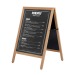 Chevalet ardoise craie 80x60cm encadré cadeau d’entreprise