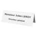 Chevalet Identification Porte-Nom 2 Faces 50 x 200 x  50 mm cadeau d’entreprise