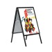 Chevalet trottoir Cadro-Clic (B1) 100x70cm noir cadeau d’entreprise