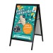 Chevalet Trottoir silde in-B1 (100 x 70) NOIR cadeau d’entreprise