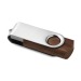 Llave rotatoria de madera - larenty, Dispositivo de memoria USB publicidad