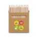 Miniature du produit  boîte avec 12 crayons de couleur publicitaires 4