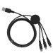 Miniature du produit DABURU - Câble personnalisable USB-A vers 3-en-1 - Charge Ultra-Rapide 3A 20W 3