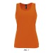 T-shirt respirant femme sans manches, textile Sol's publicitaire