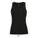 T-shirt respirant femme sans manches, textile Sol's publicitaire