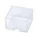 Support bloc papier (papier 89x89x77mm), conteneur porte bloc-notes et feuilles de papier publicitaire