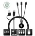 Product thumbnail Eko - 5 in 1 cable 100% recycled fast charge 1