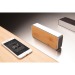 3-W-Lautsprecher aus Bambus und Metall Geschäftsgeschenk