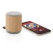 Miniaturansicht des Produkts Kabelloser 3W-Lautsprecher aus Bambus und Stoff 1