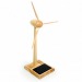 Miniature du produit Eolienne en bois 30 cm à énergie solaire 2