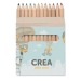 Etui fenêtre 12 crayons de couleur cadeau d’entreprise