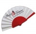 Product thumbnail Plastic fan with fabric 2
