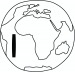 Miniature du produit Globe terrestre gonflable 1
