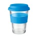 Mug en verre 350ml couvercle silicone cadeau d’entreprise