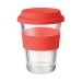 Mug en verre 350ml couvercle silicone cadeau d’entreprise