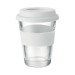 Mug en verre 350 ml Couvercle silicone, mug et gobelet à couvercle publicitaire