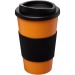 Gobelet isolant Americano® 350ml avec bandeau antidérapant, Mug de voyage isolant publicitaire