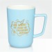 Grand mug allongé 40cl en porcelaine cadeau d’entreprise