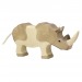 Grand rhinocéros en bois 19cm cadeau d’entreprise