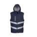 Bodywarmer matelassé haute visibilité, Bodywarmer ou veste sans manches pubblicitario
