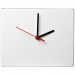 Rectangular clock made of recycled plastic, clock and wall clock promotional