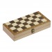 Miniature du produit Jeu d'échecs personnalisable dans une boîte en bois pliable 1