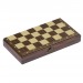 Jeu d'échecs magnétique dans une boîte en bois pliable, jeu d'échecs publicitaire