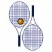 Miniature du produit Kit de tennis Colour Pro avec champ publicitaire 1