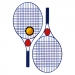 Miniature du produit Kit de tennis personnalisé Colour Pro avec champ publicitaire 5