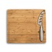 plateau de fromages en bambou avec couteau cadeau d’entreprise
