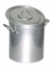 Hoher Wasserkocher 26 Liter + Deckel Aluminiumgriffe Aluminium 18/10e 32 cm ø 32 cm Geschäftsgeschenk