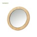 Miniature du produit Miroir rond en  bambou 0