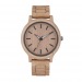 Watch in woody wood, analog watch with hands promotional