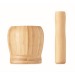Miniature du produit Mortier et pilon personnalisable en bambou. 2