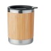 Mug 25cl double paroi finition bambou, mug et tasse en métal publicitaire