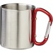 Mug isotherme avec mousqueton, mug et tasse en métal publicitaire