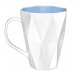Mug en porcelaine taillée 300 ml, Mug en porcelaine publicitaire