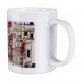 Standard four-colour mug, mug with full color photo printing promotional