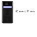 Miniaturansicht des Produkts Musen - Batterie Powerbank mit drahtloser Induktionsladung 10,000 mah + 2 usb-Ports, schwarz 2