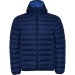 Product thumbnail NORWAY - Men's quilted jacket with feather padding, fixed adjustable hood 1