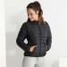 Product thumbnail NORWAY WOMAN - Women's quilted jacket with feather padding and fixed hood 3