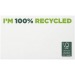 Notes autocollantes recyclées 127 x 75 mm Sticky-Mate®, gadget écologique recyclé ou bio publicitaire
