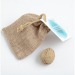 Huevo bomba de semillas en bolsa de arpillera 75x100 mm, Bomba de bolas y semillas publicidad