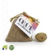 Product thumbnail Seed bomb egg in hessian bag 75x100 mm 0